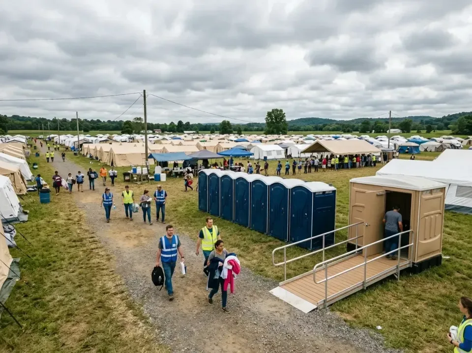 disaster-relief-camp-restrooms-010 — frequently asked questions, Dumpster & Portable Bathrooms Rental in Gervais, OR